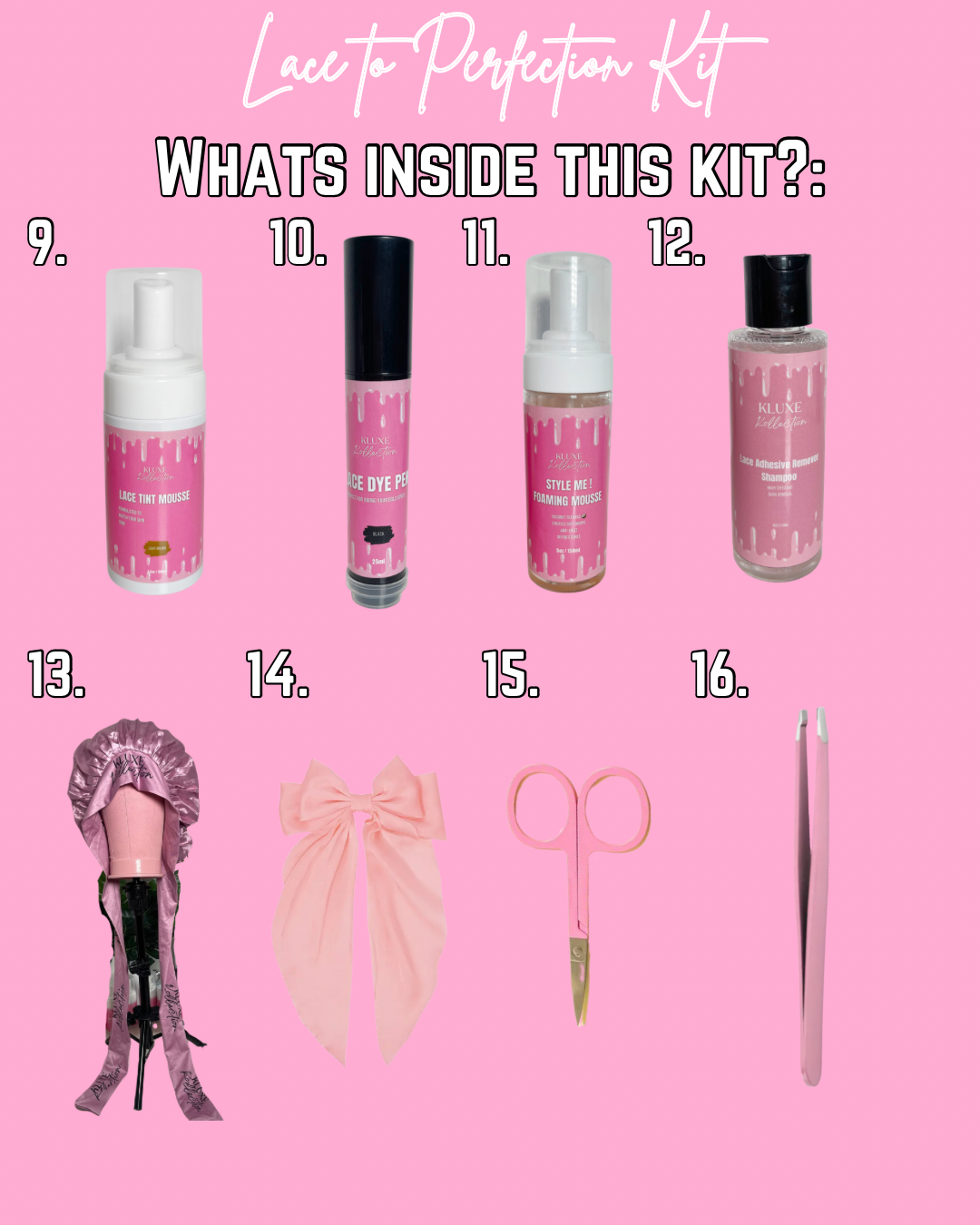 Laced To Perfection Kit with GUIDE!